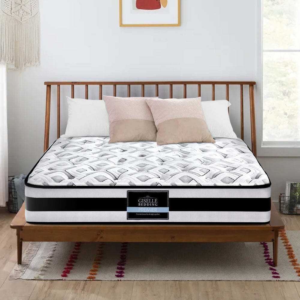Back In Stock! Queen Size 24cm Thick Rumba Tight Top Pocket Spring Mattress