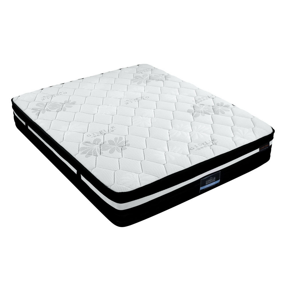 King Size 28cm Thick Extra Ultra-Firm 7 Zone Pocket Spring Foam Mattress