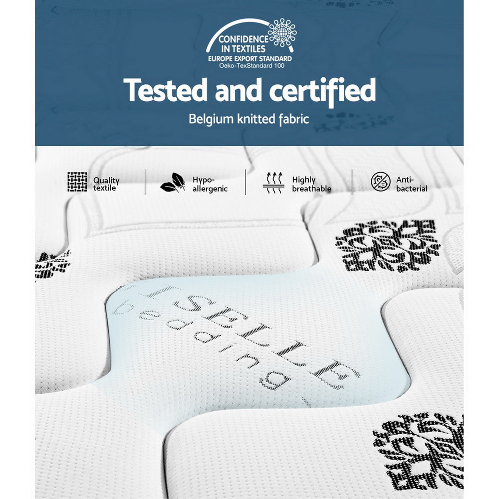 Back In Stock! Queen Size 35cm Thick Euro Top Cool Gel Pocket Spring Mattress