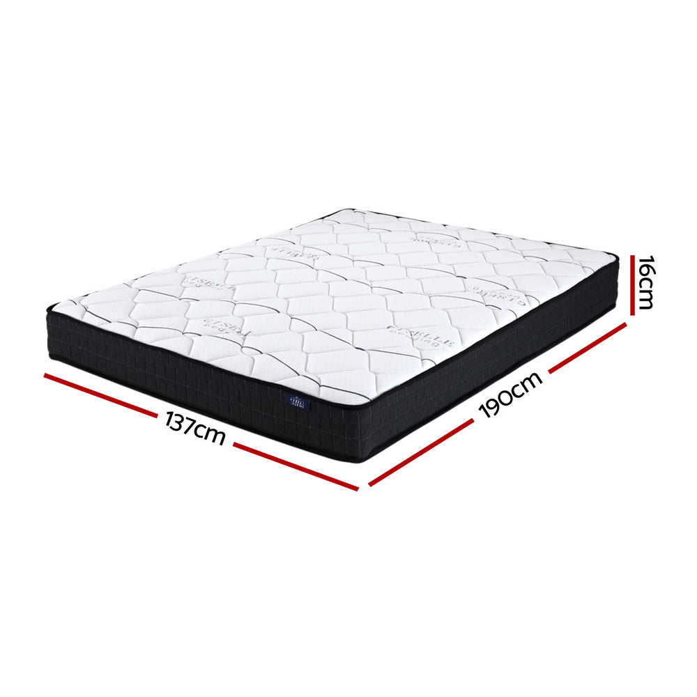 Double Size 16cm Thick Glay Bonnell Spring Mattress