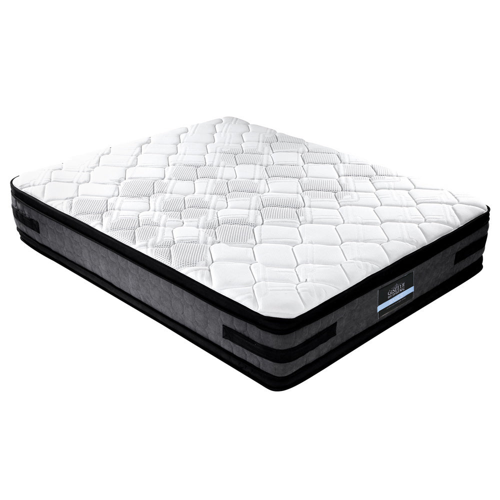Double Size 36cm Thick Luna Euro Top Cool Gel Pocket Spring Mattress