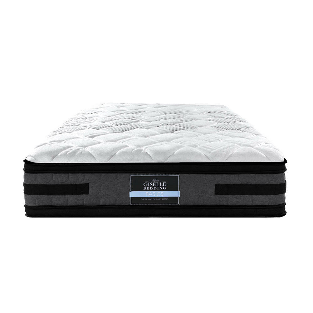 Back In Stock! Single Size 36cm Thick Luna Euro Top Cool Gel Pocket Spring Mattress