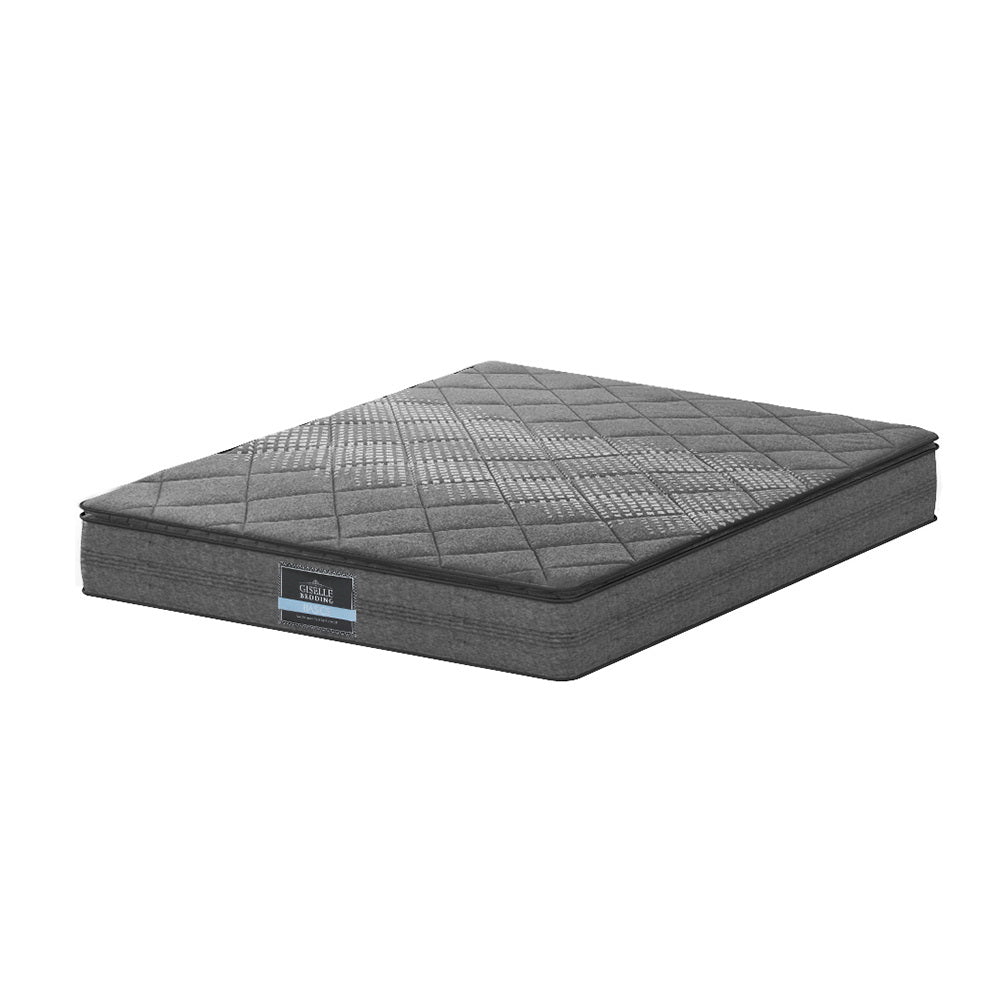 Queen 18CM Thick Medium Firm Pillow Top Spring Foam Mattress