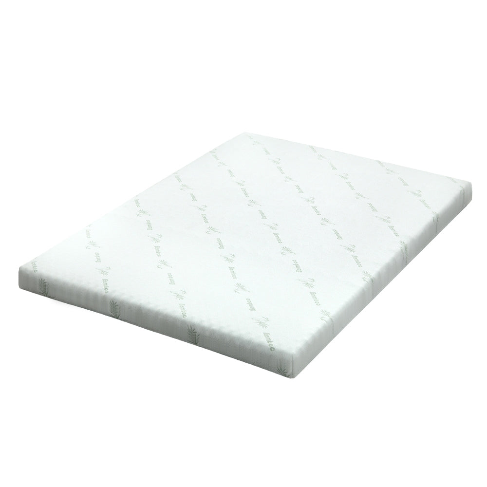 Free Shipping on this Queen Size Cool Gel Memory Foam Mattress Topper w/Bamboo Cover 10cm by Giselle