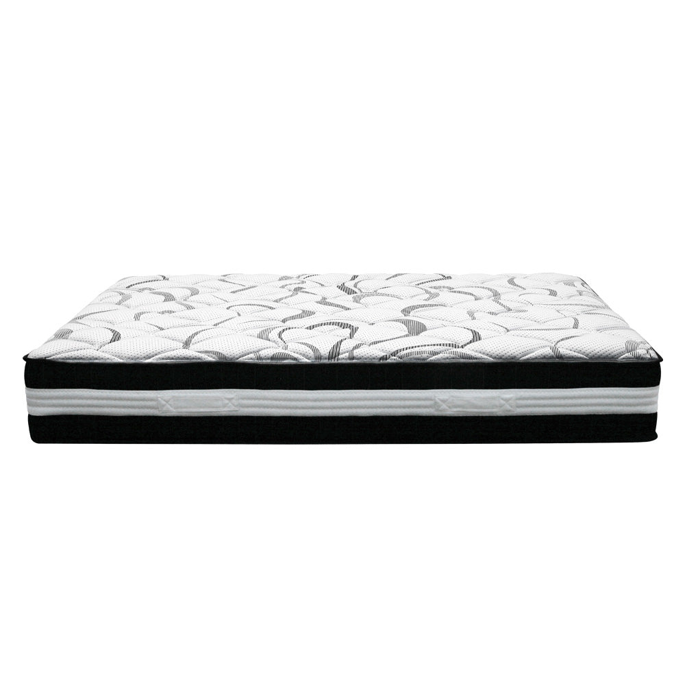 King Size 30cm Thick MEDIUM Firm Mykonos Euro Top Pocket Spring Mattress
