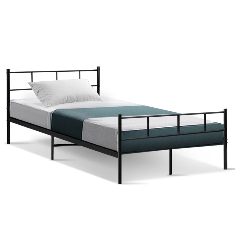 Free Shipping on this King Single Size Metal Bed Frame - Black