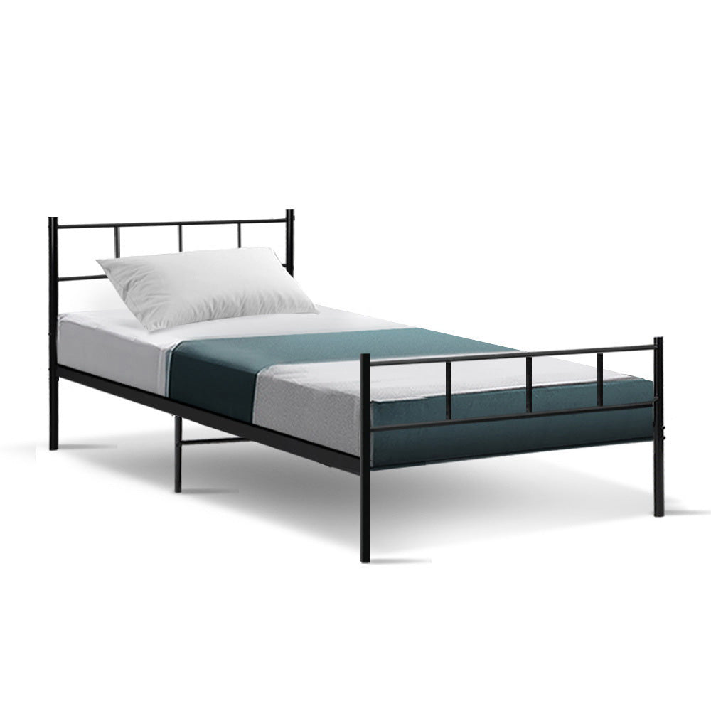 Free Shipping! Single Size Metal Bed Frame - Black