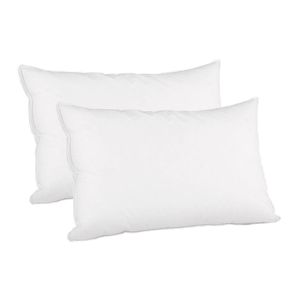 Free Shipping on this item! Twin Pack Pillows - Goose Feather Down