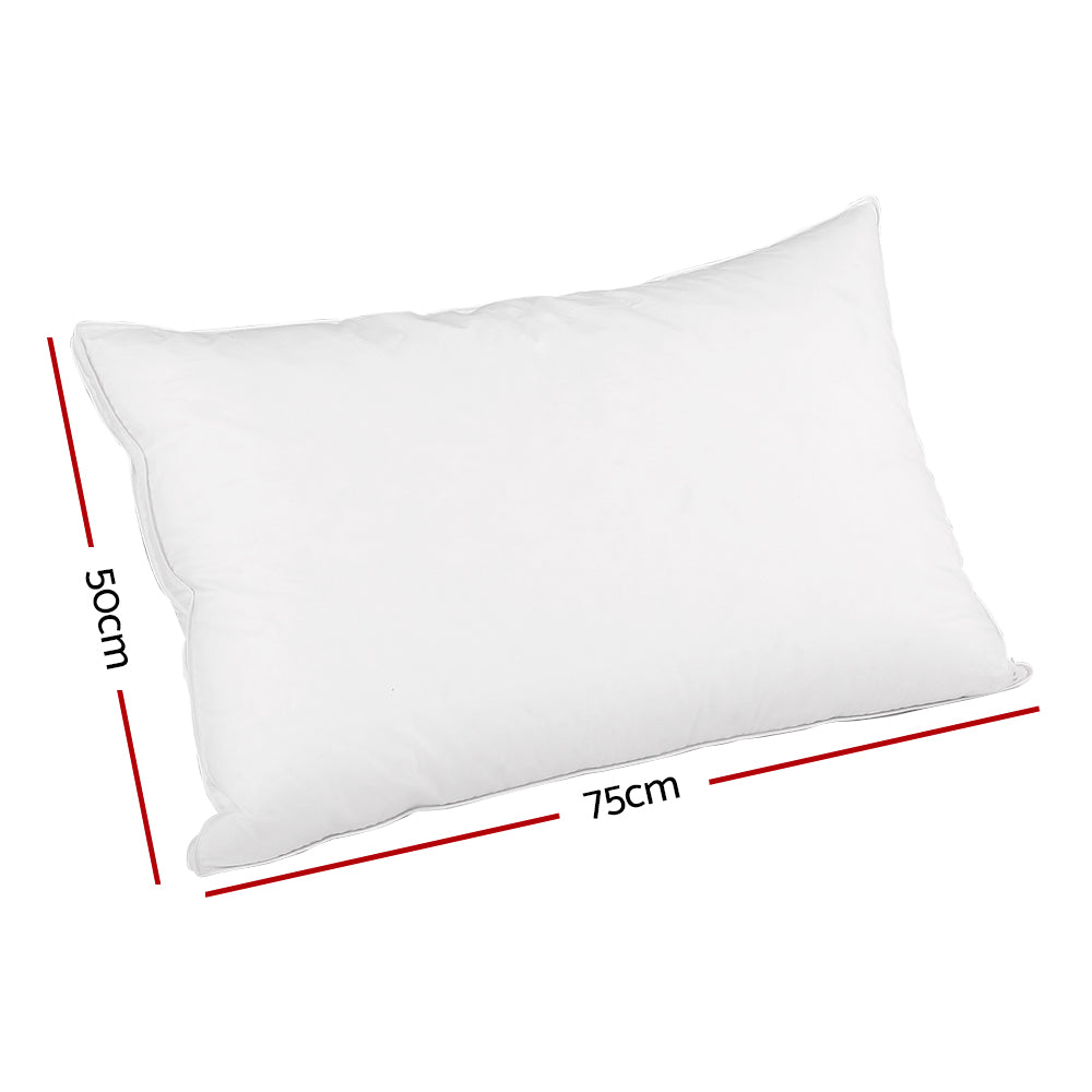 Free Shipping on this item! Twin Pack Pillows - Goose Feather Down