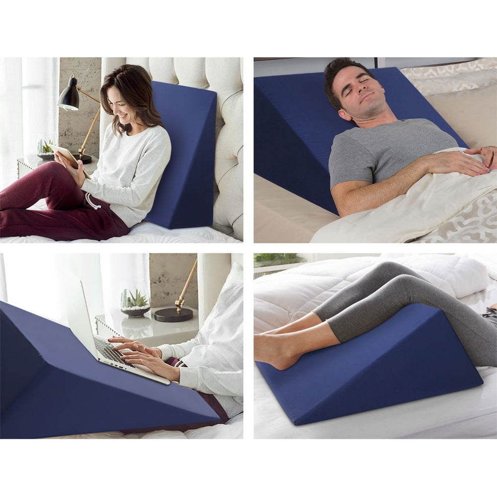Free shipping on this Foam Wedge Back Support Pillow - Blue