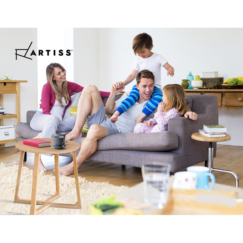 Out of Stock! Free shipping on this Bedside/Coffee Table Round - Beige