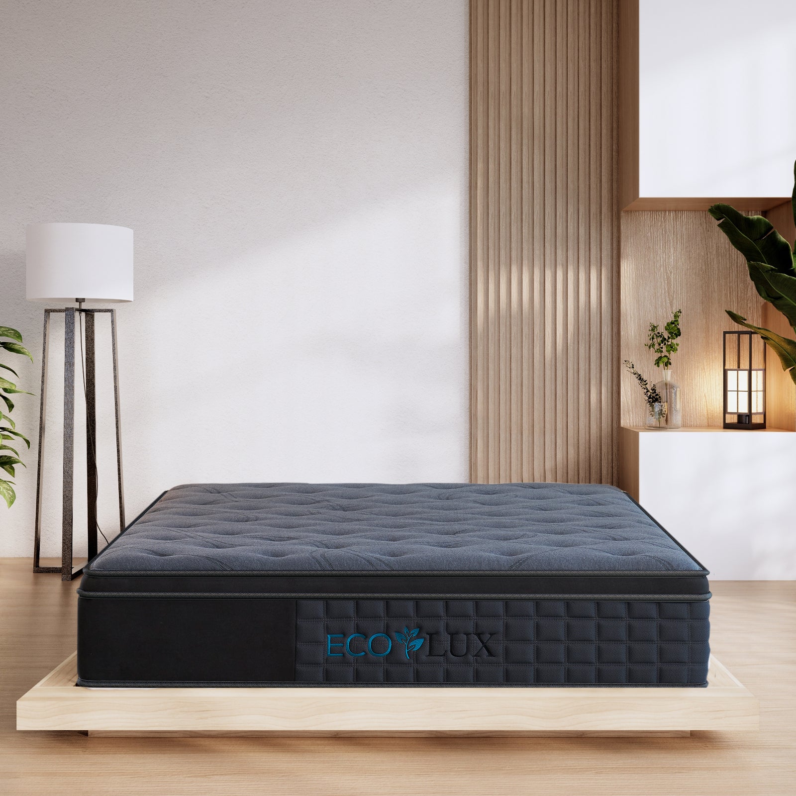 Out of Stock! King Single 33CM Thick Medium Firm Eco Lux Euro Top 7 Zone Pocket Spring Plush With Edge Support Mattress