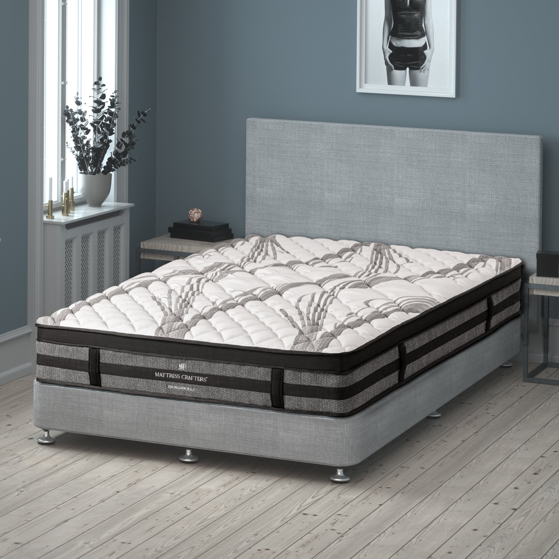 Out of stock! Queen Size 7 Zone Pocket Spring Memory Foam Mattress