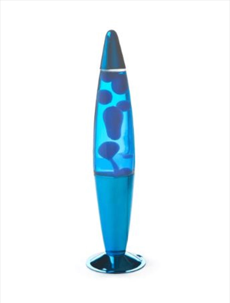 Free Shipping on this Blue Metallic Peace Motion Lamp