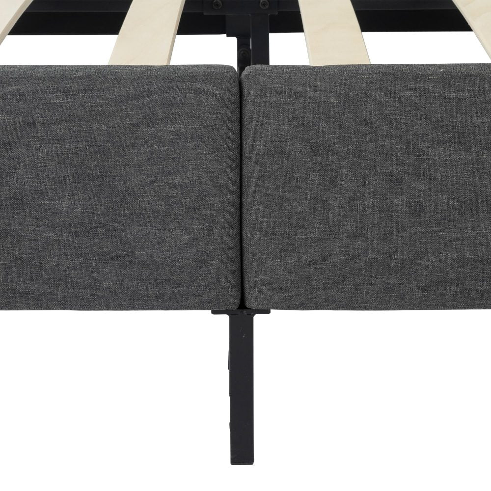 Queen Size Bed Base - Dark Grey