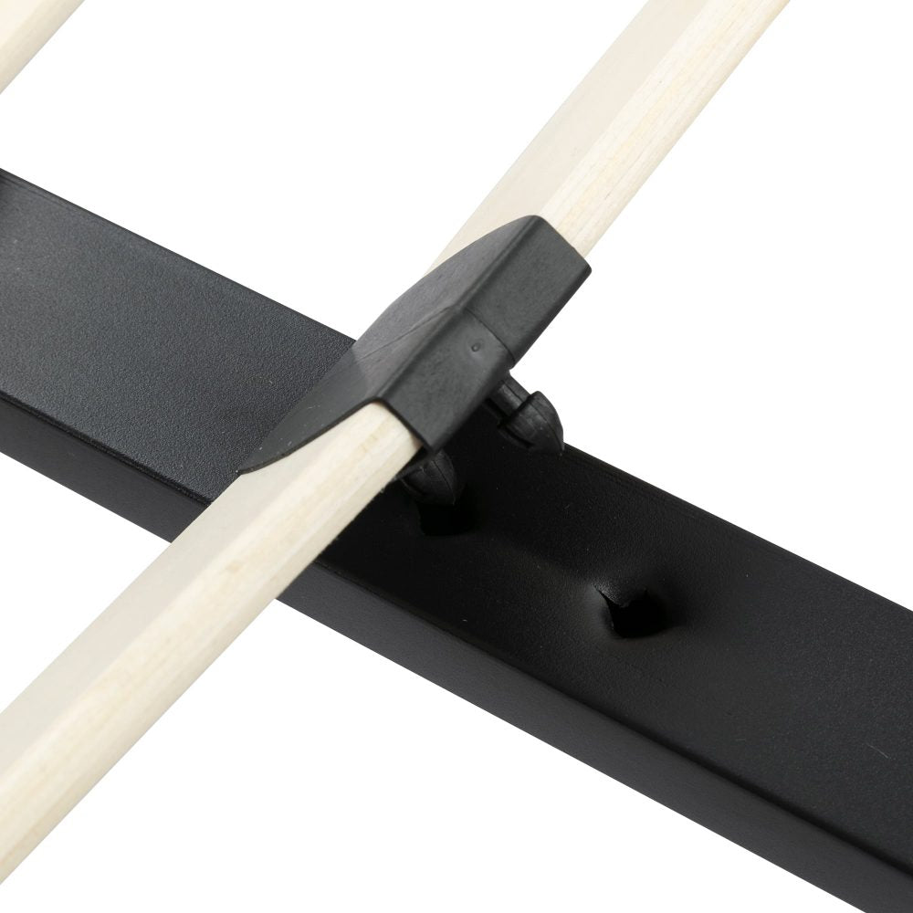 Out of Stock! Queen Size Bedframe with Wooden Slats - Light Grey