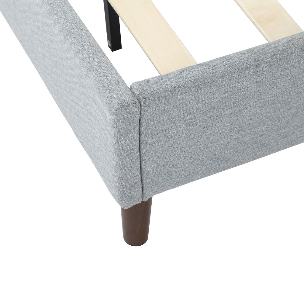 Out of Stock! Single Size Bed Frame - Light Grey