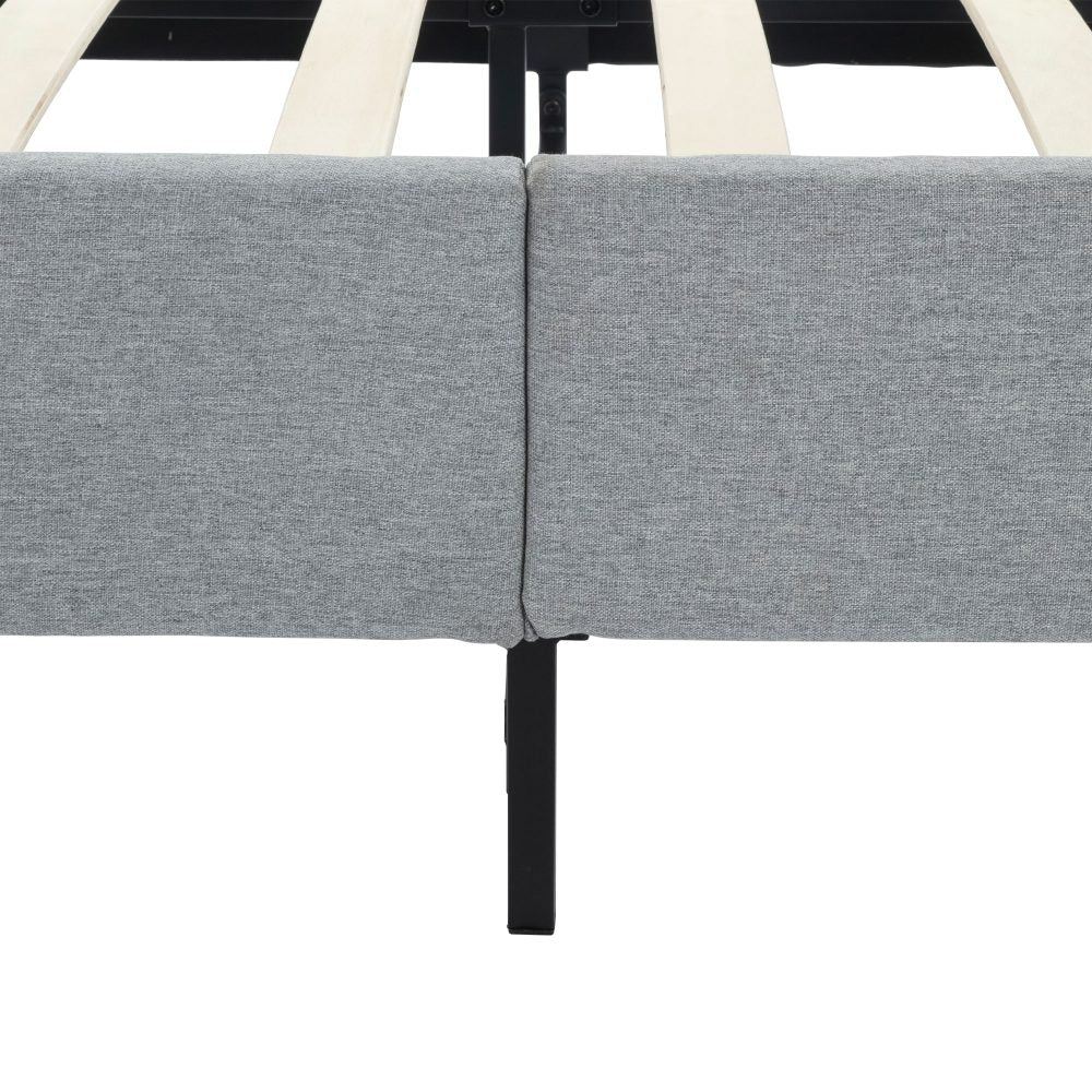 Out of Stock! Single Size Bed Frame - Light Grey