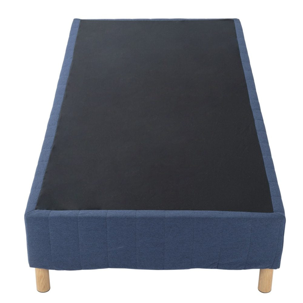 Double Size Bed Frame Metal - Blue