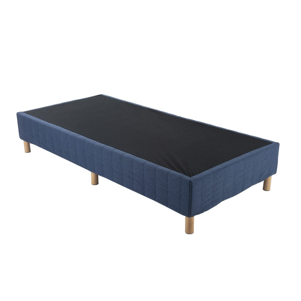 Double Size Bed Frame Metal - Blue