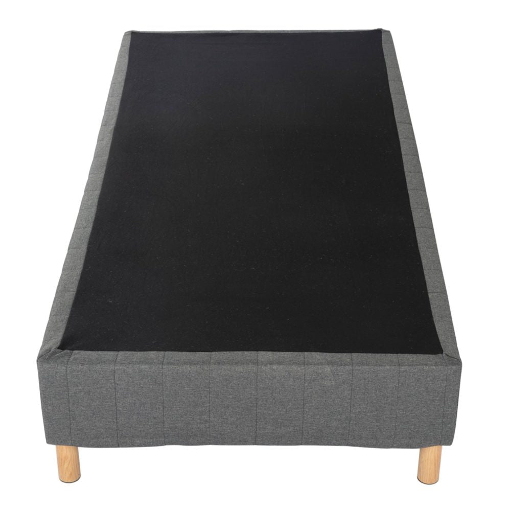 King Size Bed Frame Metal Dark Grey