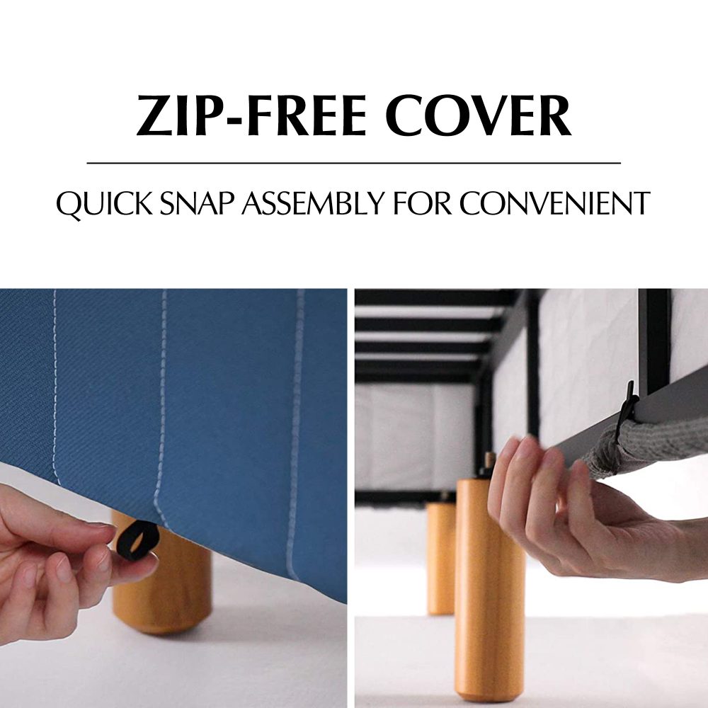 Out of Stock! Queen Size Metal Bedframe - Dark Grey