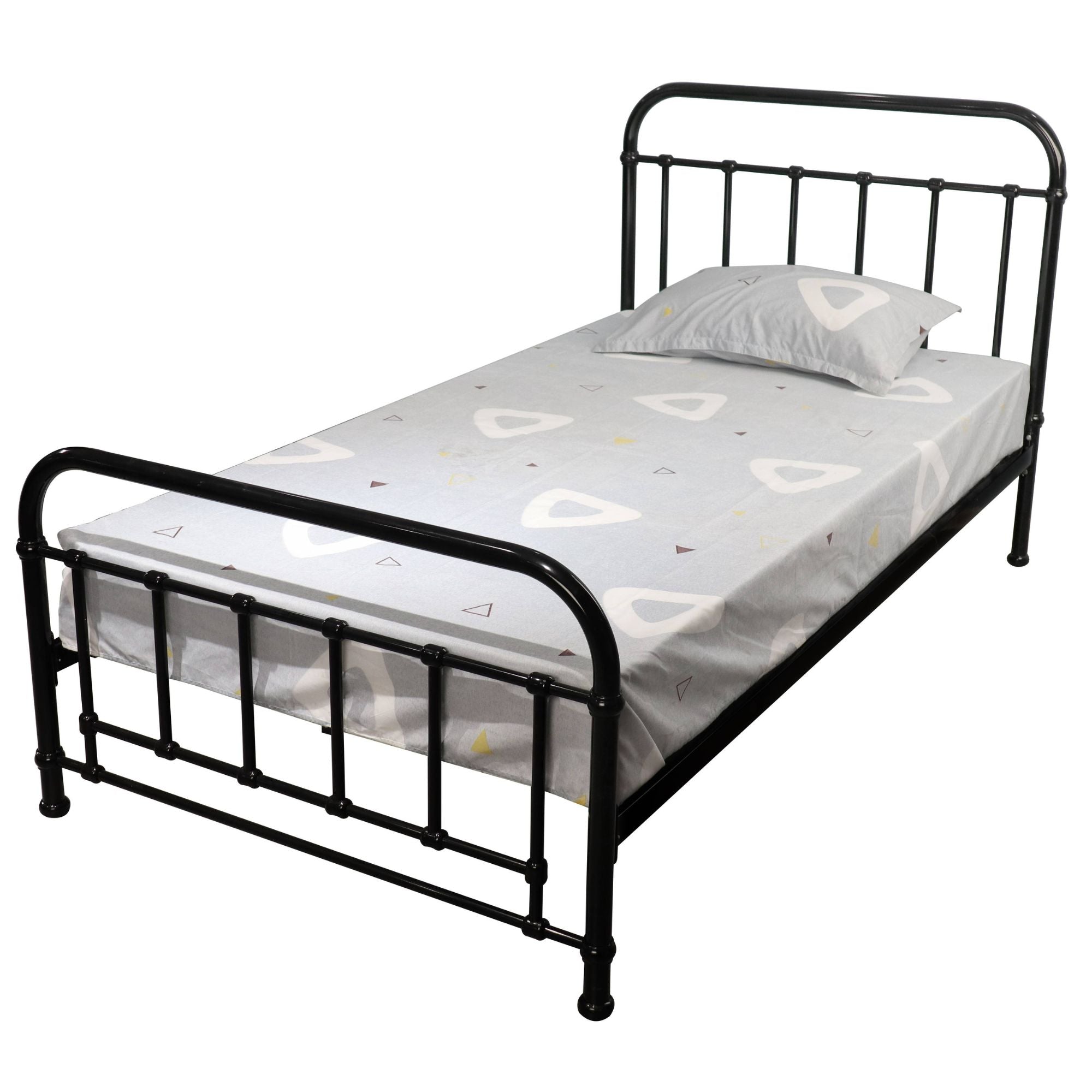 Back In Stock! King Single Size Metal Bed Frame - Black