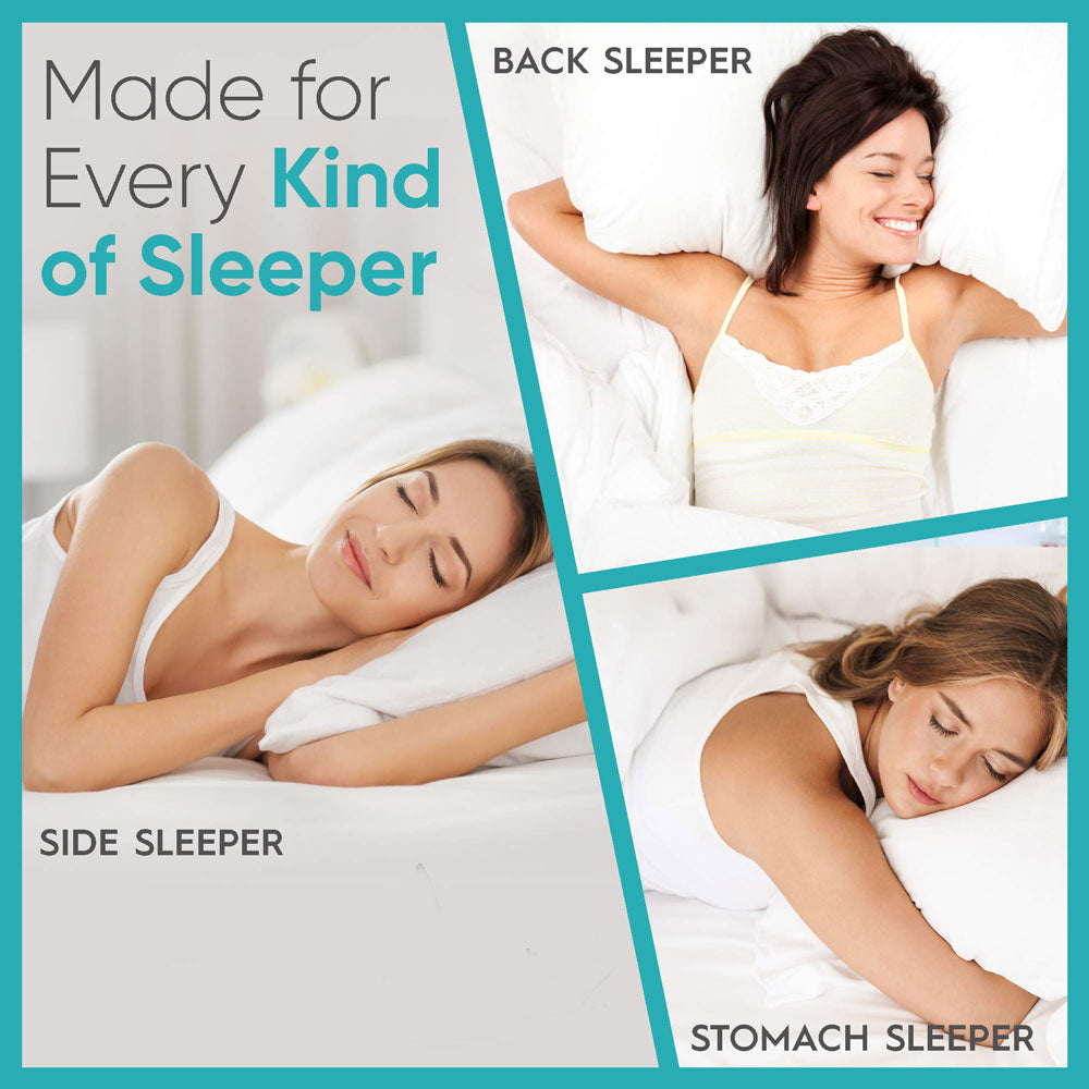 Out of Stock! Set of Two Premium Hotel 1150g Pillows 74CM x 48CM Pillows Breathable Cotton