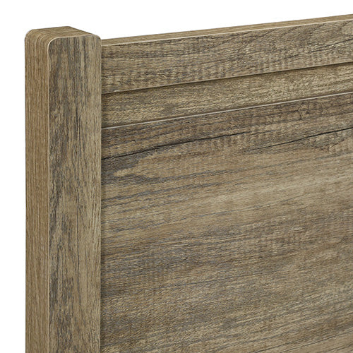Queen Size Bed Frame Natural Wood Look