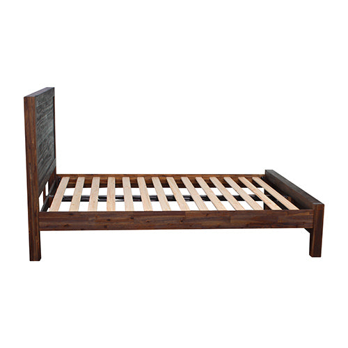 Double Size Bed Frame in Chocolate