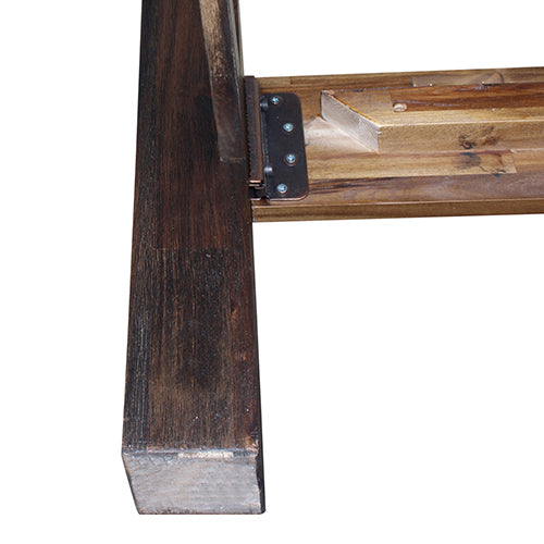 Double Size Bed Frame in Chocolate