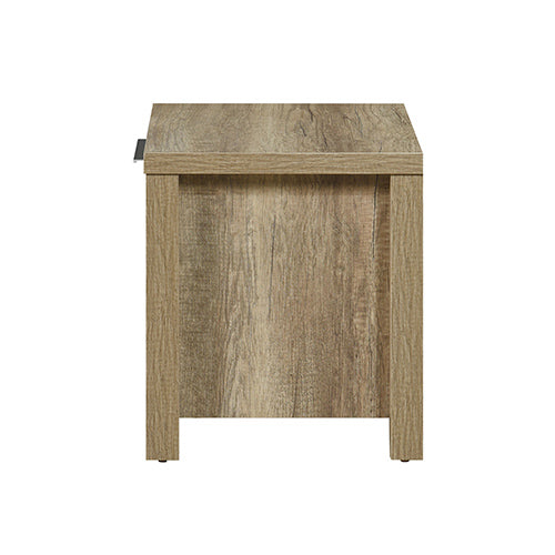 Bedside Table Two Drawers in Oak