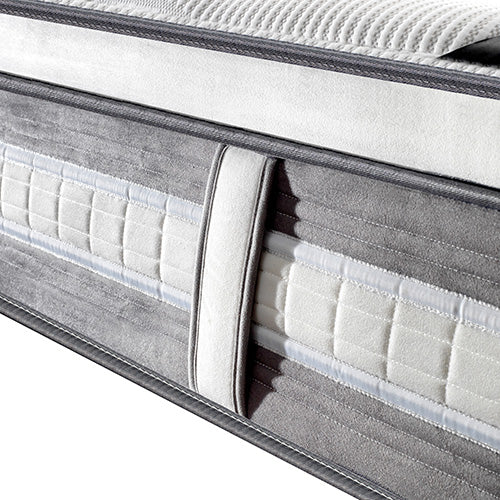 King Size 34cm Thick MEDIUM FIRM Euro Top Pocket Spring Coil with Knitted Fabric Mattress