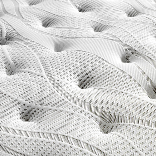 King Single Size 34cm Thick MEDIUM FIRM Euro Top Pocket Spring Coil with Knitted Fabric  Mattress