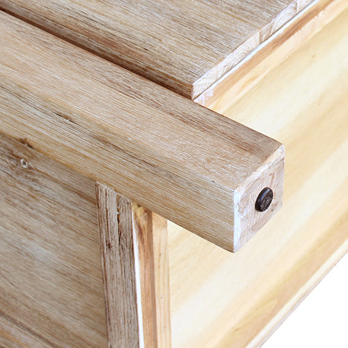 Tallboy with 4 Storage Drawers  - Oak Colour