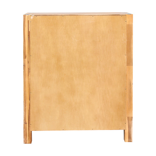 Tallboy with 4 Storage Drawers  - Oak Colour