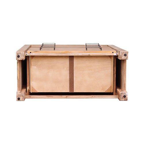 Tallboy with 4 Storage Drawers  - Oak Colour