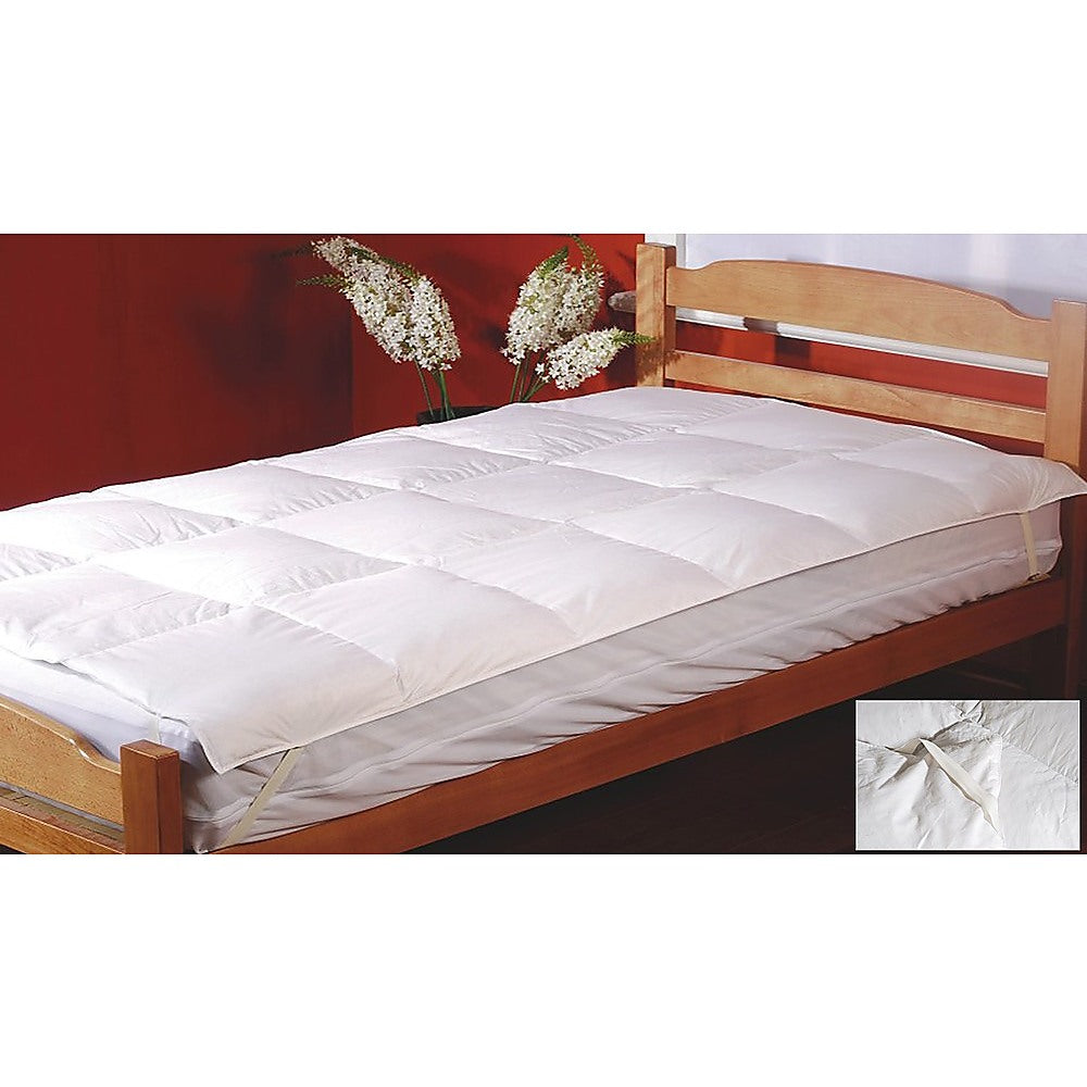 Out of Stock! Single Size 100% White Duck Feather Mattress Topper