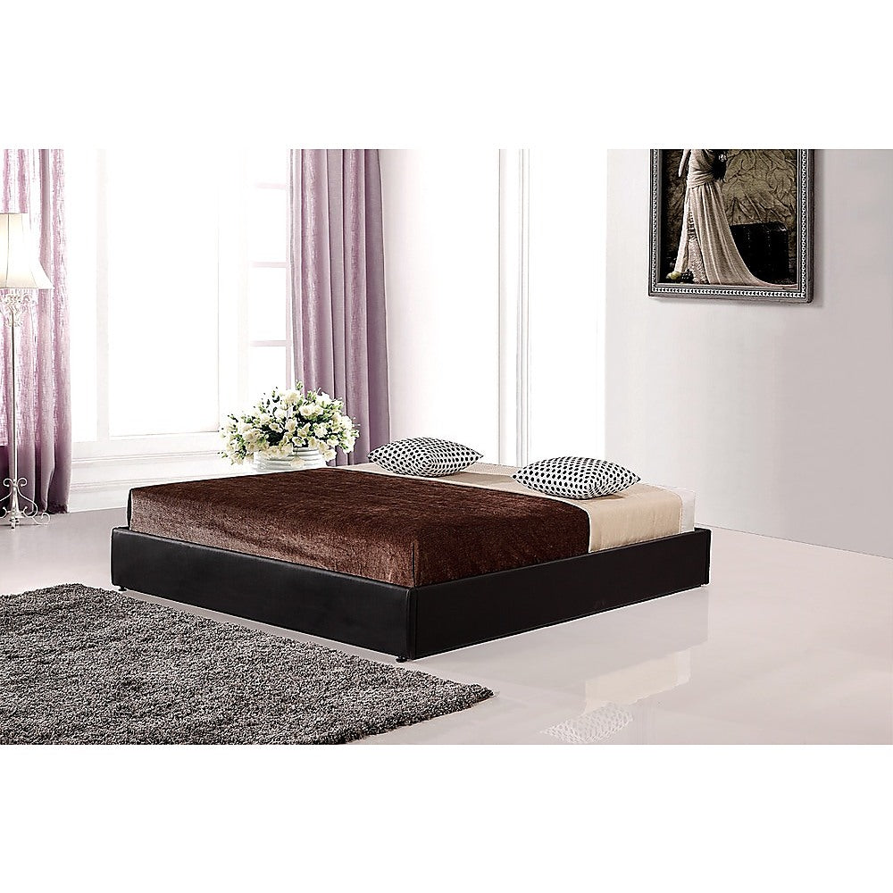 Out of Stock! King Size Bed Ensemble Frame PU Leather