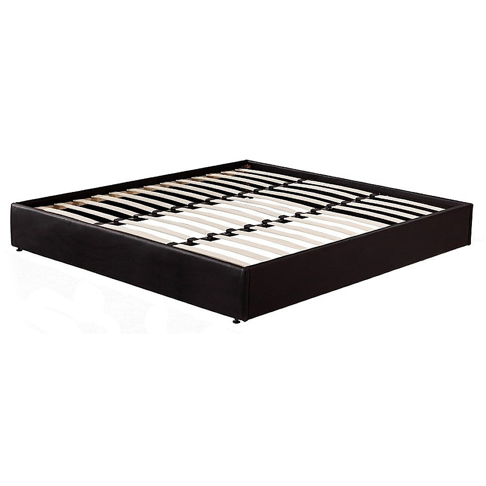 Out of Stock! King Size Bed Ensemble Frame PU Leather