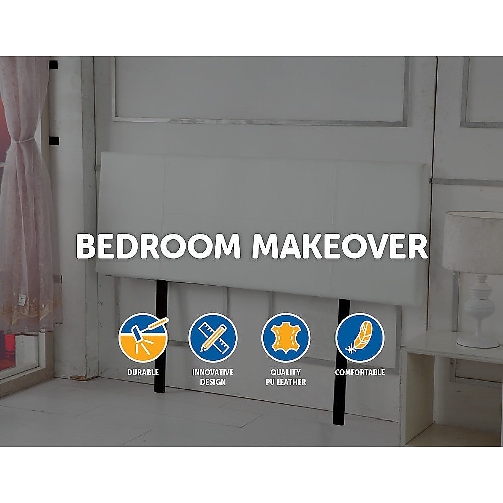 Out of stock! Double Bed Headboard Bedhead - White