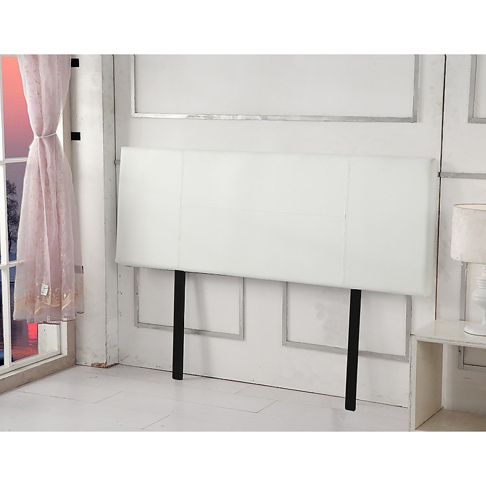 Out of Stock! PU Leather Queen Bed Headboard Bedhead - White