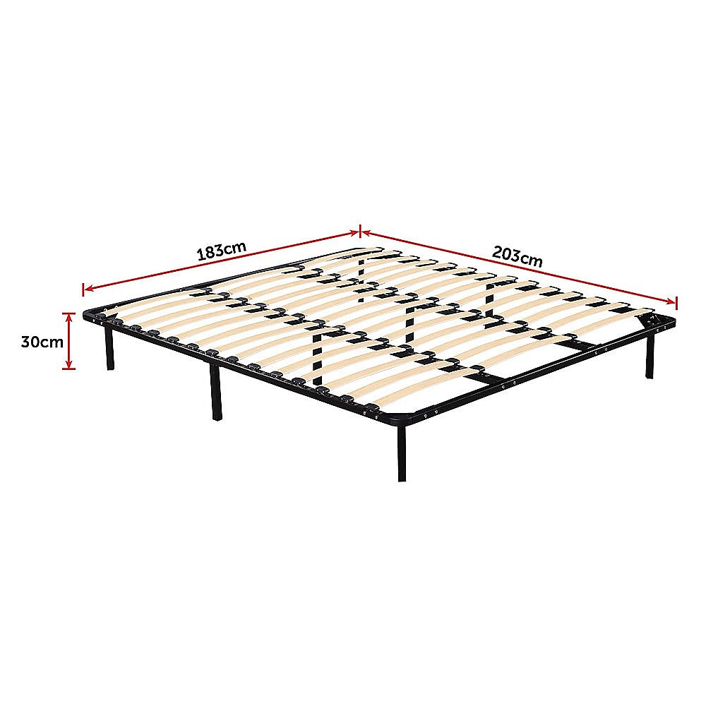 King Size Bed Frame - Metal, Extra Strong (500kg capacity)