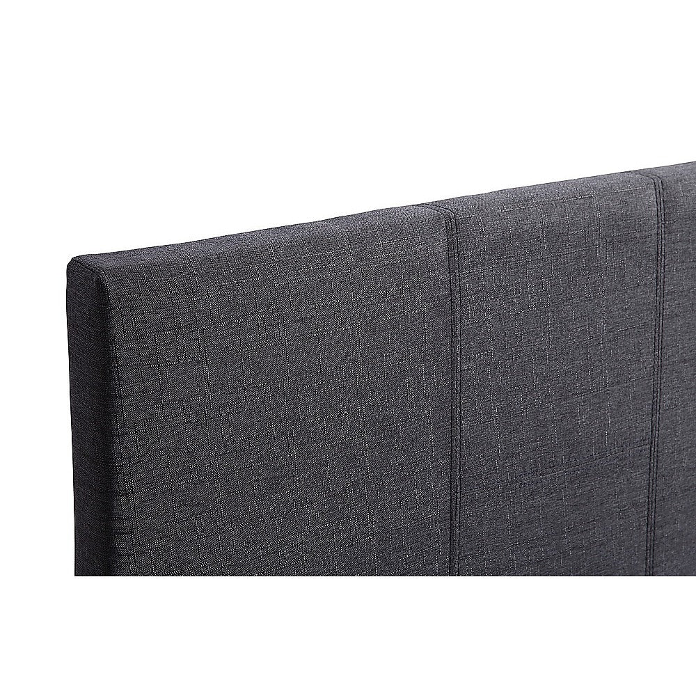 Out of Stock! Single Size Bed Frame Linen Fabric - Grey