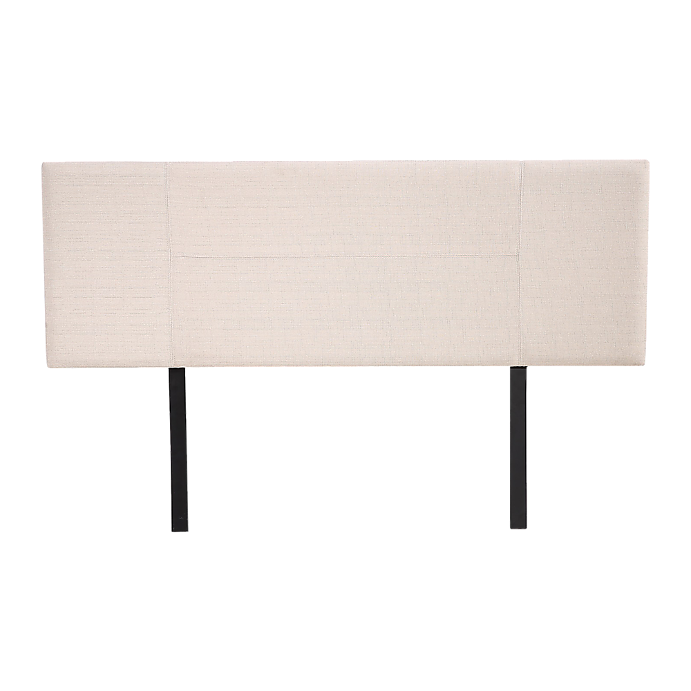 Out of Stock! Queen Size Linen Fabric Bed Headboard Bedhead - Beige
