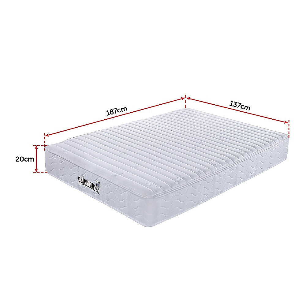 Out of Stock! Contour Encased Coil Double Mattress – Hybrid Support with CertiPUR-US® Certified Foam Comfort Layers