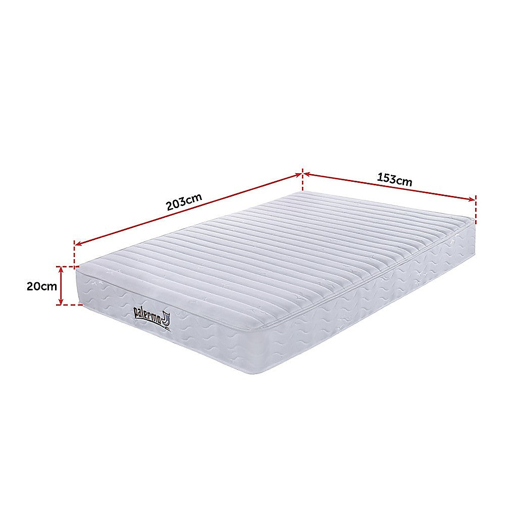 Out of Stock! Queen Size 20 CM Palermo Contour Encased Coil Mattress CertiPUR-US Certified Foam