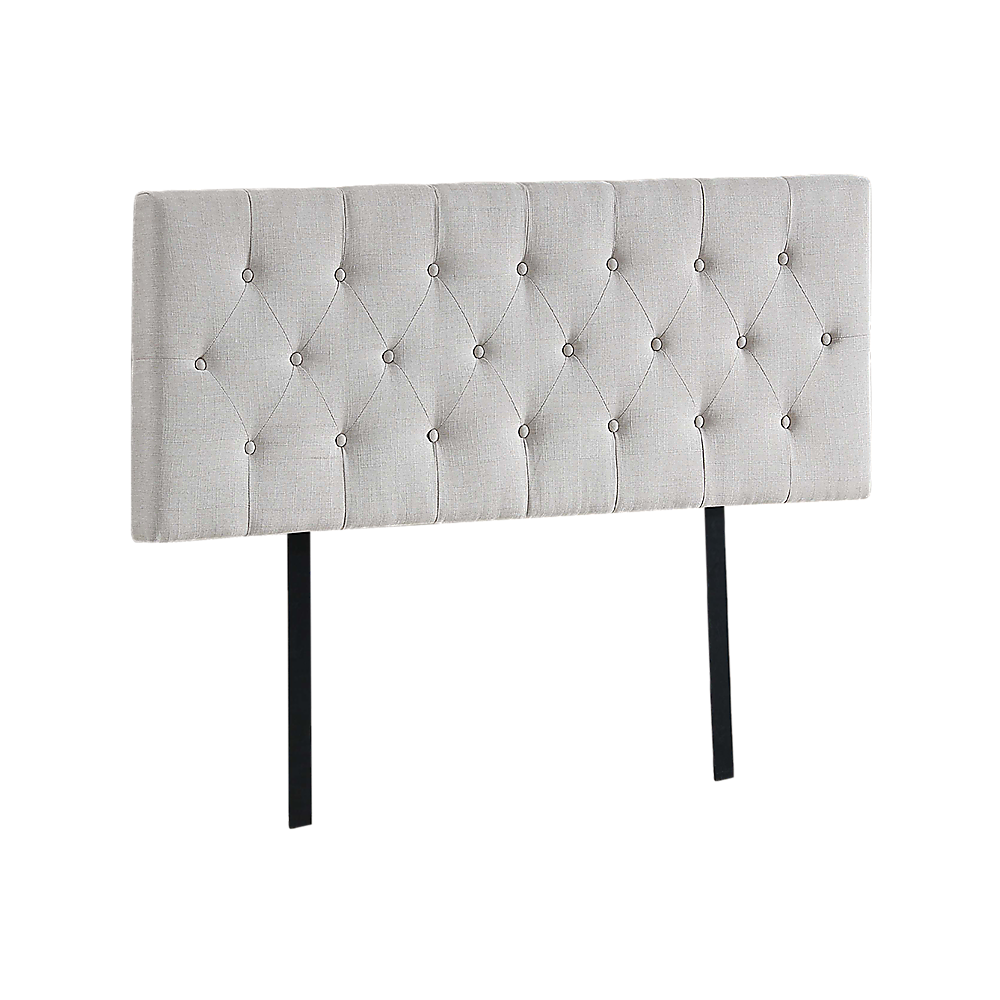 Out of Stock! Double Bed Size Linen Fabric Deluxe Headboard - Beige
