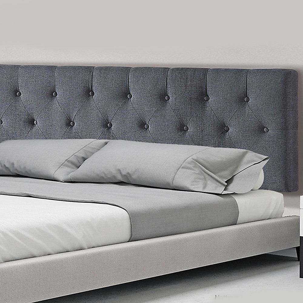 Out of Stock! Queen Bed Deluxe Headboard/Bedhead - Grey