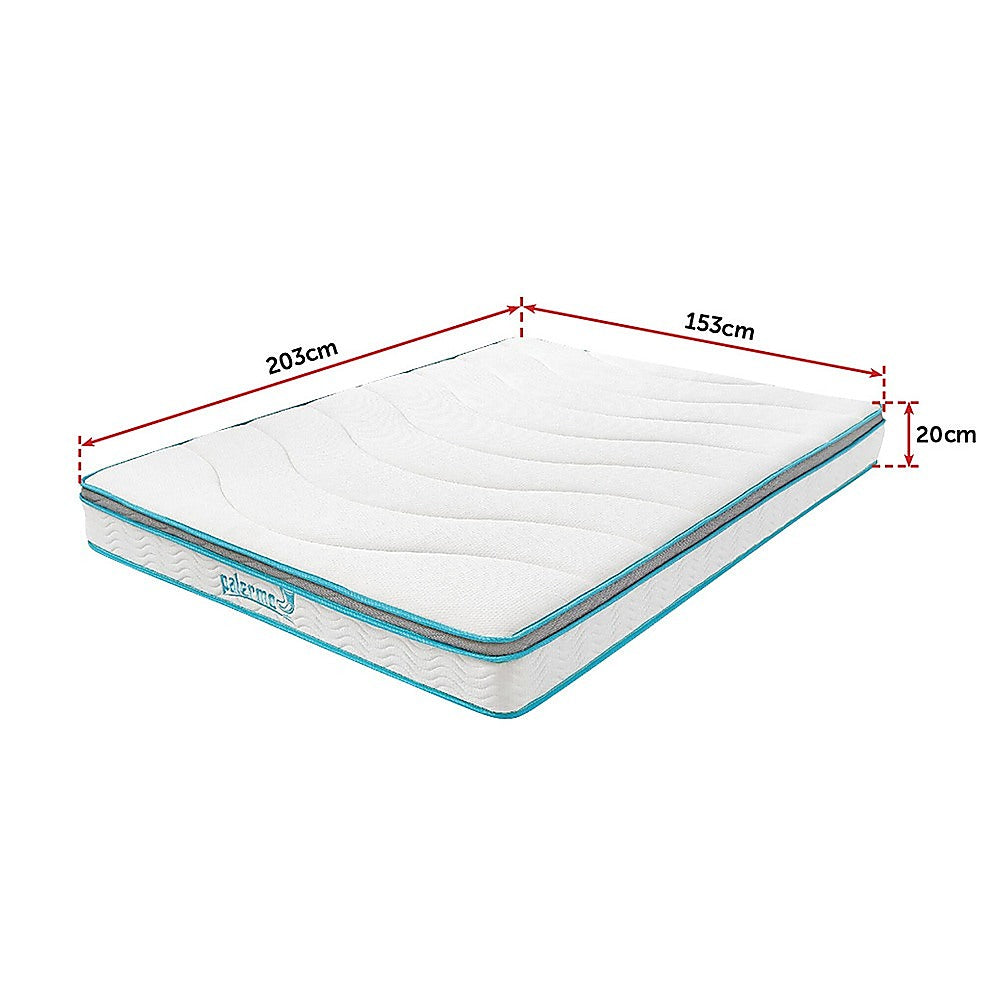 Out of stock! Queen Size 20cm Thick Palermo Memory Foam and Innerspring Hybrid Mattress